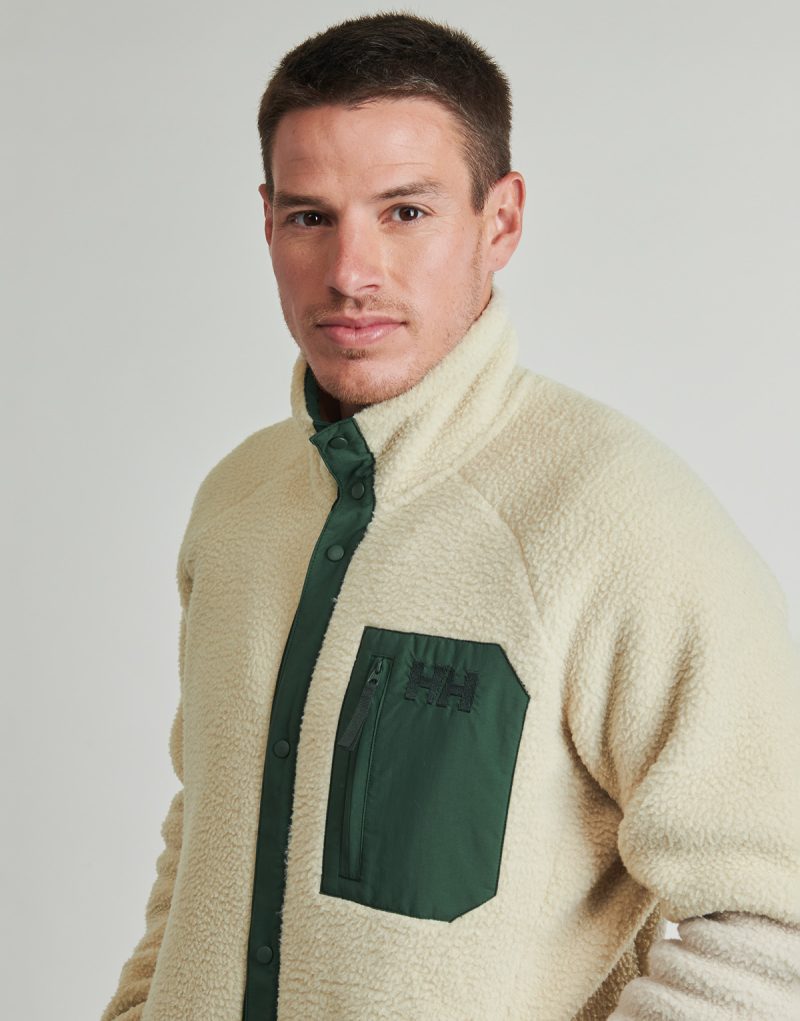 Felpa  Helly Hansen  PANORAMA PILE SNAP  Beige -  Felpe Uomo - 5