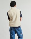 Felpa Levis JOONIE SHERPA VEST Beige Felpe Uomo - 4