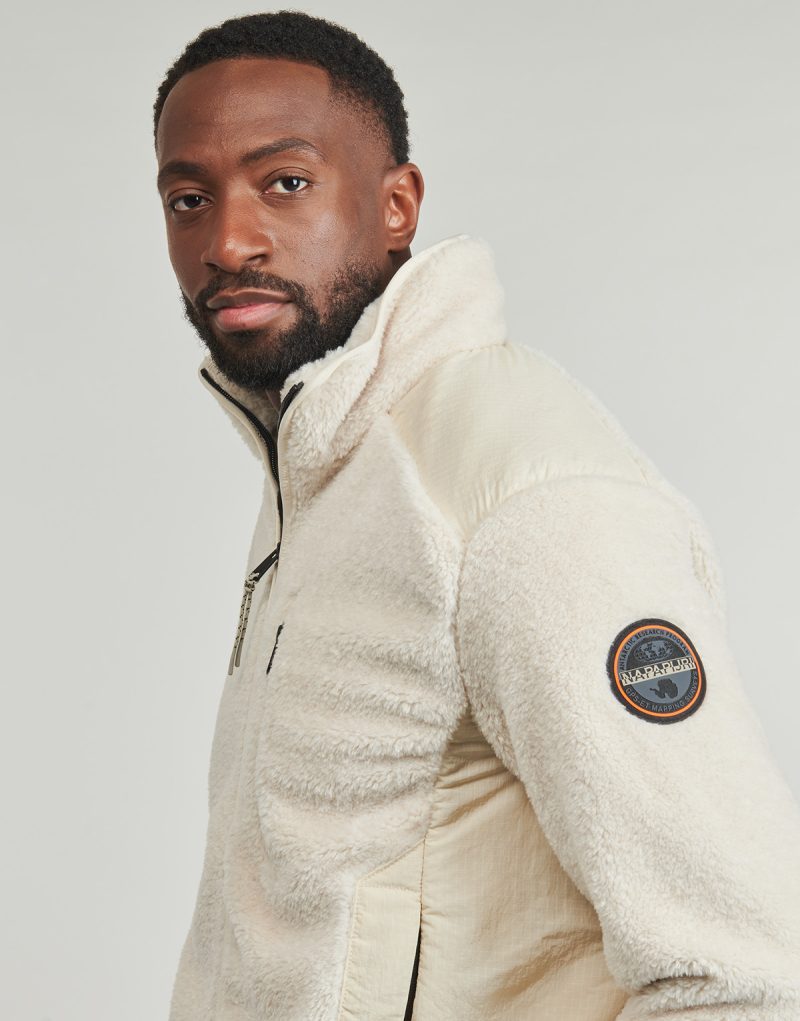 Felpa Napapijri DELBIOS Beige Felpe Uomo - 5
