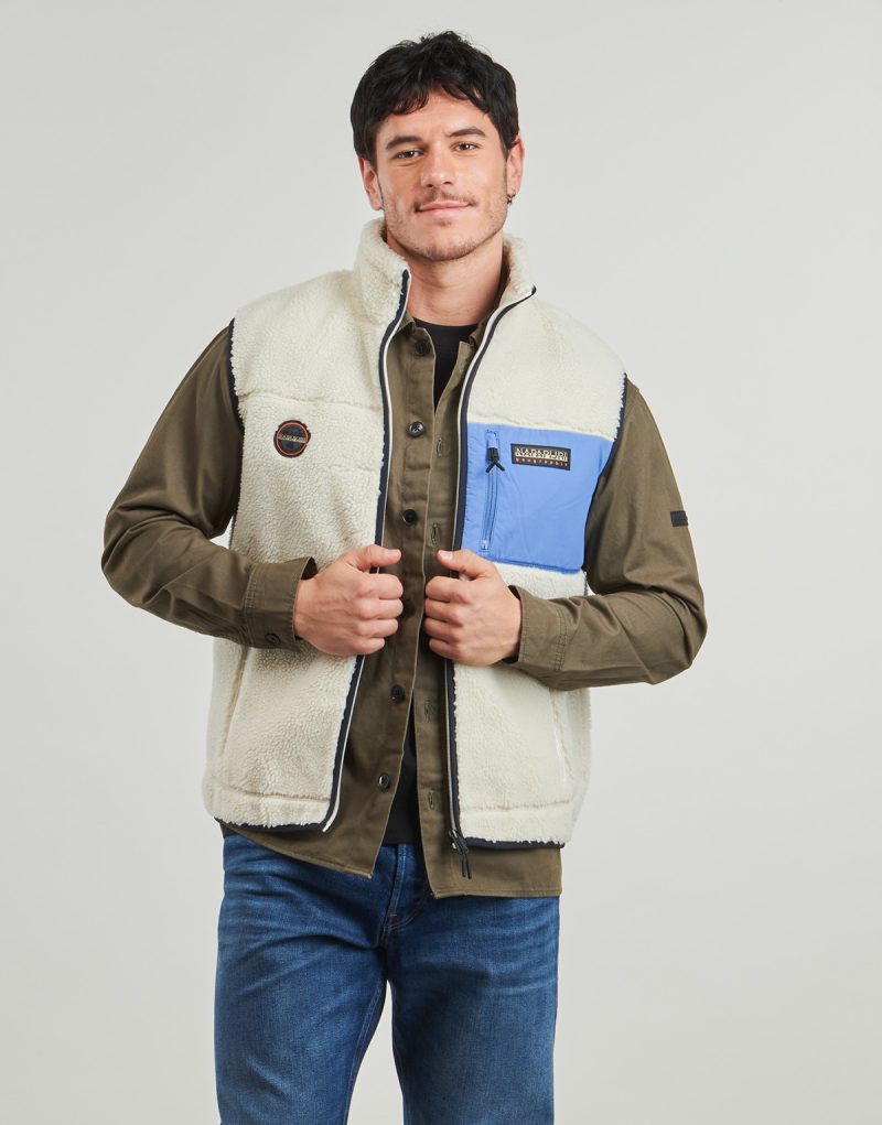 Felpa Napapijri YUPIK V Beige Felpe Uomo - 2