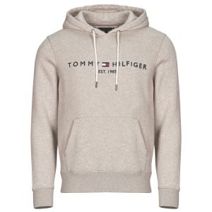 Felpa uomo Tommy Hilfiger  TOMMY LOGO HOODY  Beige Tommy Hilfiger 8721222511823