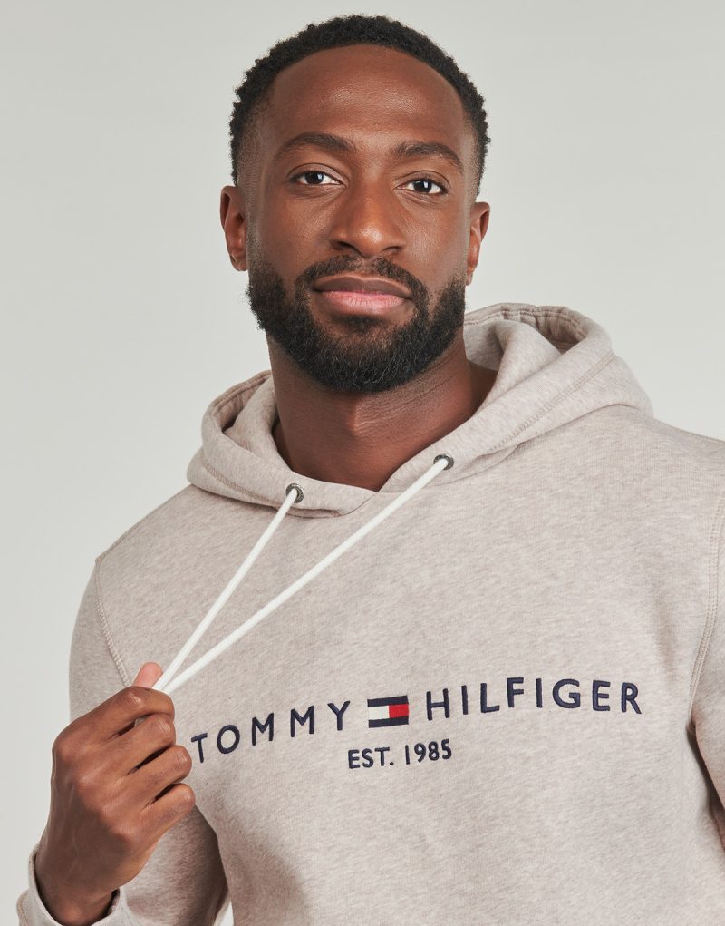 Tommy Hilfiger Hoodies TOMMY LOGO HOODY Beige Men's Hoodies - 5