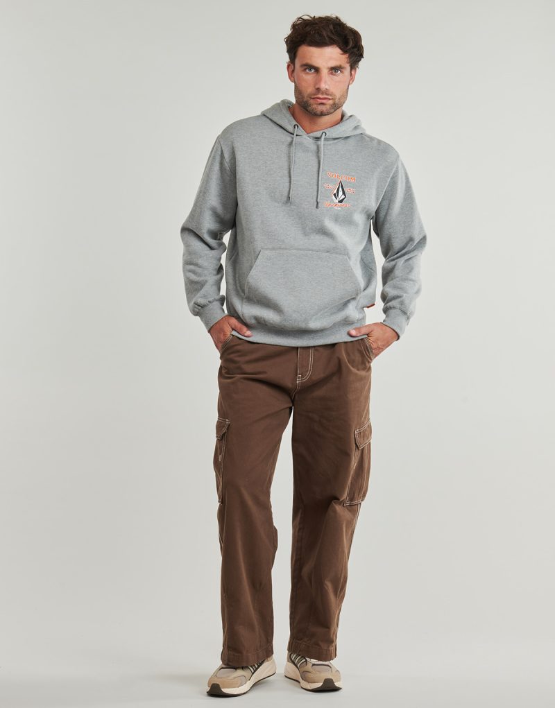 Sudaderas con capucha Volcom WORKWEAR PO Gris Sudaderas con capucha Hombre - 4