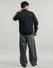 Giacca Sportiva Converse RETRO CHUCK TRACK JACKET Nero Giacche Sportive Uomo - 4