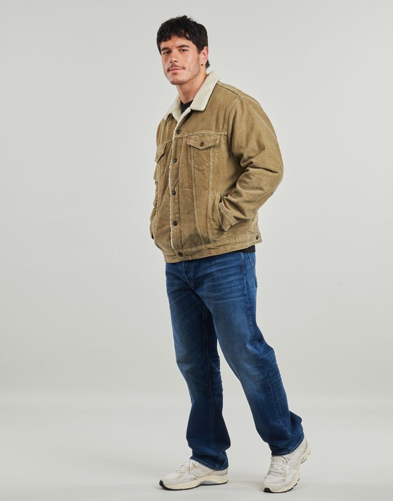 Giubbotto Levis RELAXED FIT SHERPA TRKR Beige Giubbotti Uomo - 3