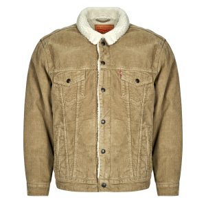 Giacca in jeans uomo Levis  RELAXED FIT SHERPA TRKR  Beige Levis 5401187389028