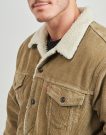 Giubbotto Levis RELAXED FIT SHERPA TRKR Beige Giubbotti Uomo - 5