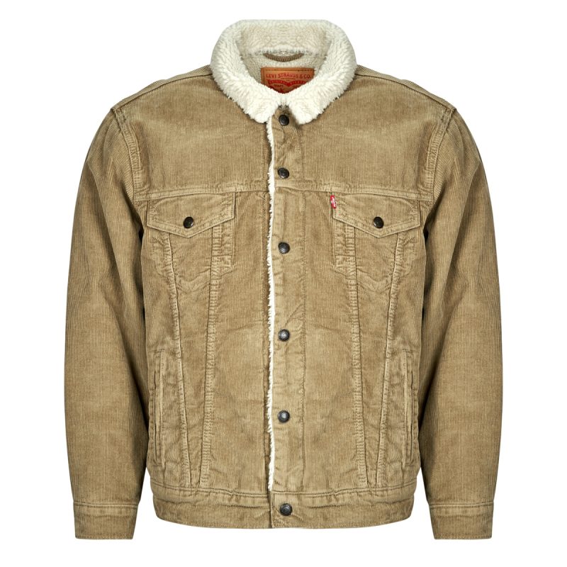 Giubbotto Levis RELAXED FIT SHERPA TRKR Beige Giubbotti Uomo - 1