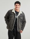Jeansjacke Levis RELAXED FIT SHERPA TRKR Schwarze Herren-Jeansjacke - 2