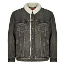 Jeansjacke Levis RELAXED FIT SHERPA TRKR Schwarze Herren-Jeansjacke - 1