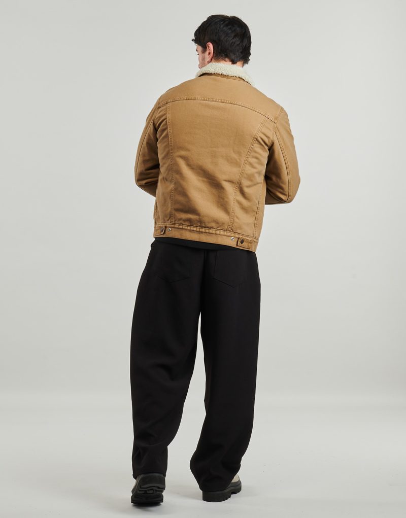 Jeansjacke Levis Sherpa Trucker-Jeansjacke Typ 3, beige, f&uuml;r Herren - 4
