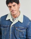 Giacca in jeans Levis TYPE 3 SHERPA TRUCKER Blu Giacche in jeans Uomo - 5