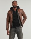 Lederjackeelle Oakwood DRINK Brown Jackets in pelle Mann - 2