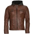 Lederjackeelle Oakwood DRINK Brown Jackets in pelle Mann - 1