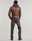 Lederjackeelle Oakwood DRINK Brown Jackets in pelle Mann - 4