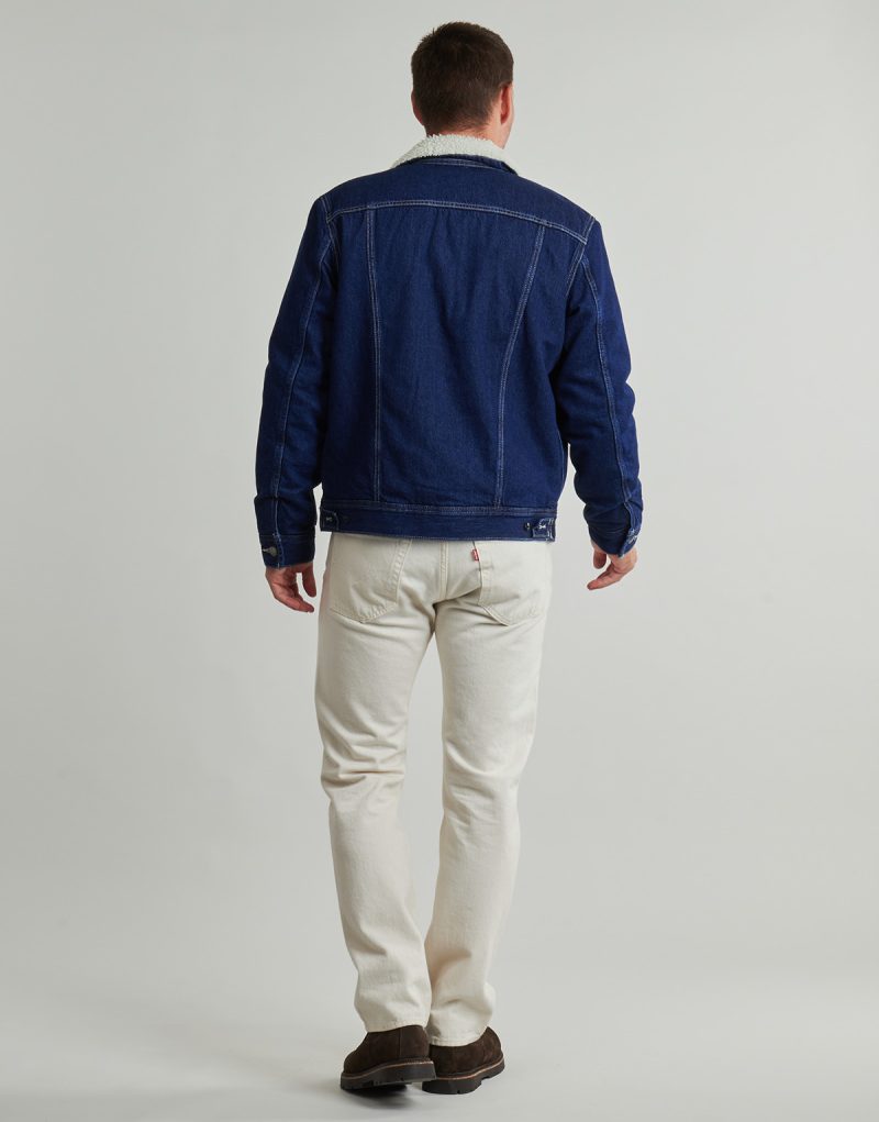 Giacca  Lee  SHERPA JACKET  Blu -  Giacche Uomo - 4
