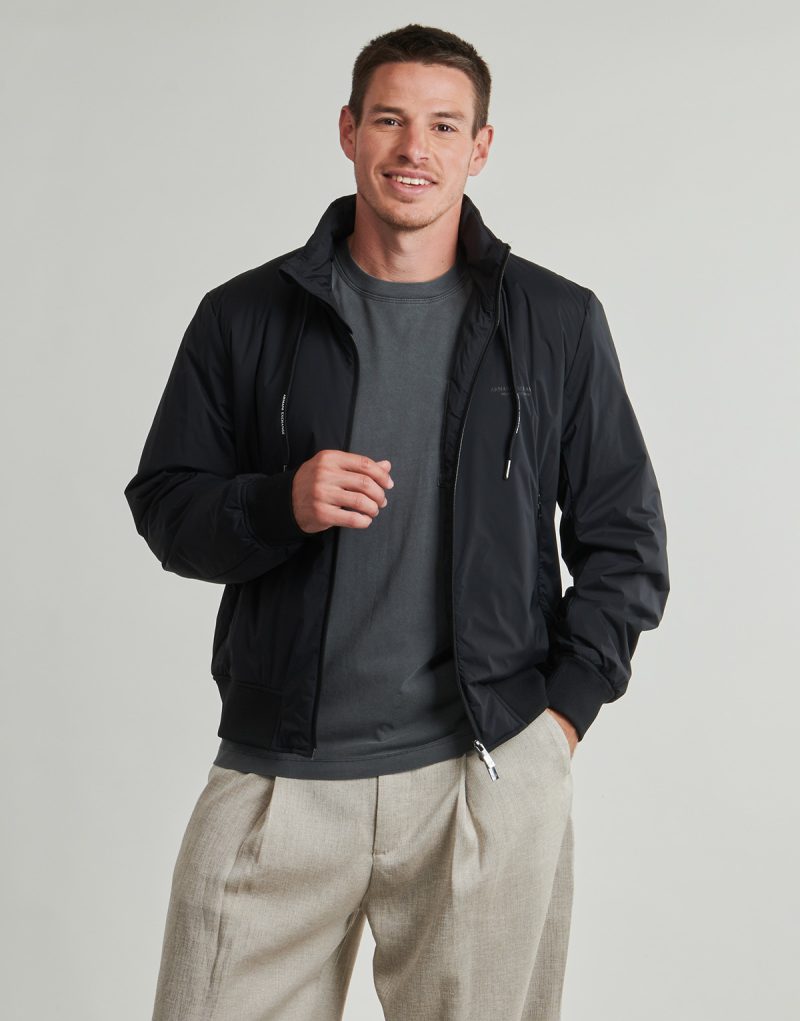 Giubbotto  Armani Exchange  BLOUSON JACKET  Nero -  Giubbotti Uomo - 2