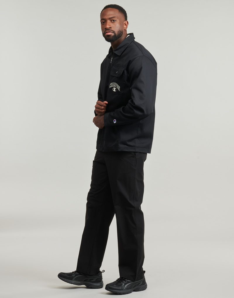 Giubbotto Champion WOVEN JACKET Nero Giubbotti Uomo - 3