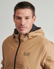 veste Emporio Armani EA7 TRAIN CORE ID M HOODED PA - Vestes homme beiges TRAIN CORE ID M HOODED PA - 5