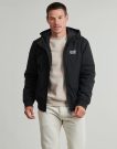 veste Emporio Armani EA7 TRAIN CORE ID M HOODED PA - Vestes noires pour hommes TRAIN CORE ID M HOODED PA - 2