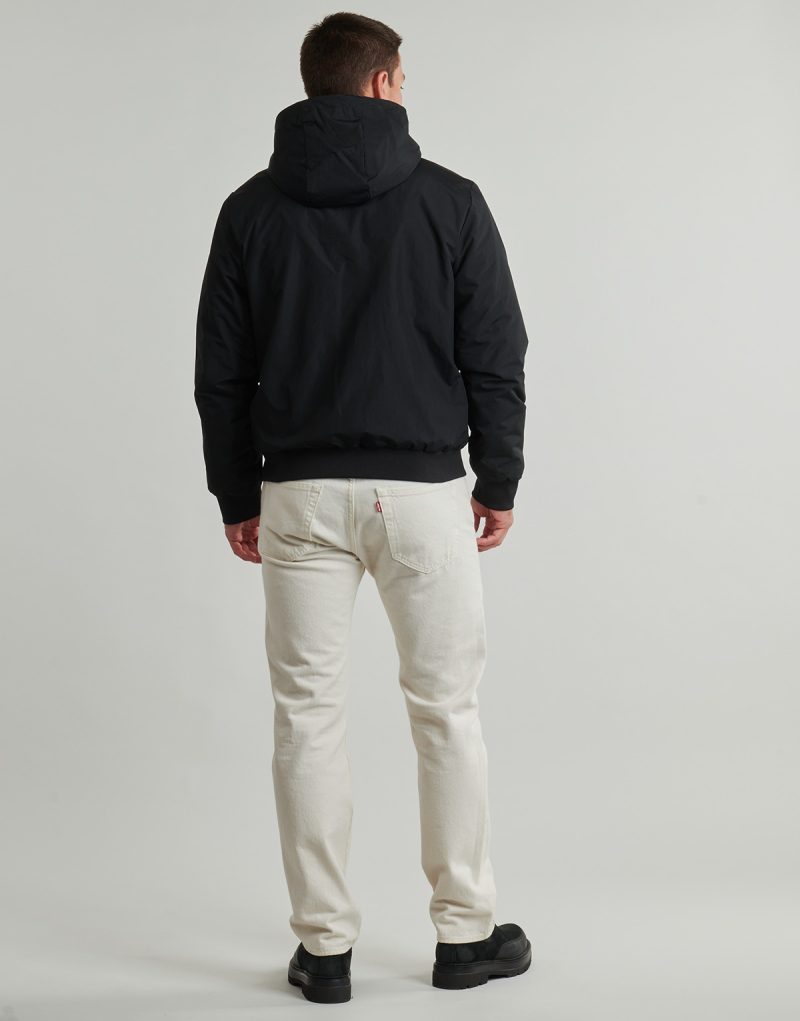 veste Emporio Armani EA7 TRAIN CORE ID M HOODED PA - Vestes noires pour hommes TRAIN CORE ID M HOODED PA - 4