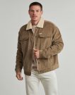 Giubbotto Guess TRUCKER JACKET Marrone - Giubbotti Uomo - 2