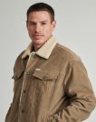 Giubbotto Guess TRUCKER JACKET Marrone - Giubbotti Uomo - 5