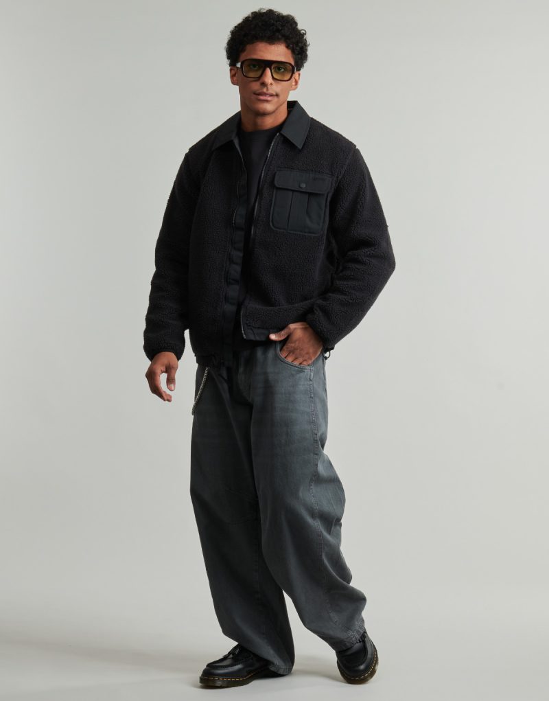 Giubbotto  Levis  JOONIE SHERPA JACKET  Nero -  Giubbotti Uomo - 2