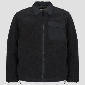 Giubbotto uomo Levis  JOONIE SHERPA JACKET  Nero Levis 5401187425221