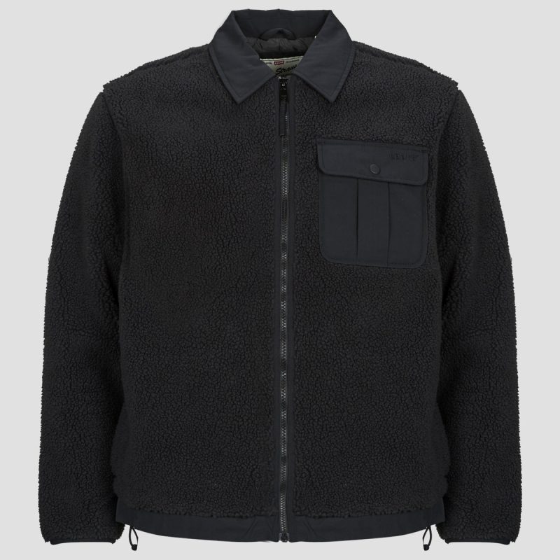 Giubbotto  Levis  JOONIE SHERPA JACKET  Nero -  Giubbotti Uomo - 1