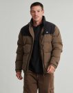 Giubbotto  Rip Curl  FADE OUT CORD PUFFER JACKET  Marrone Giubbotti Uomo - 2