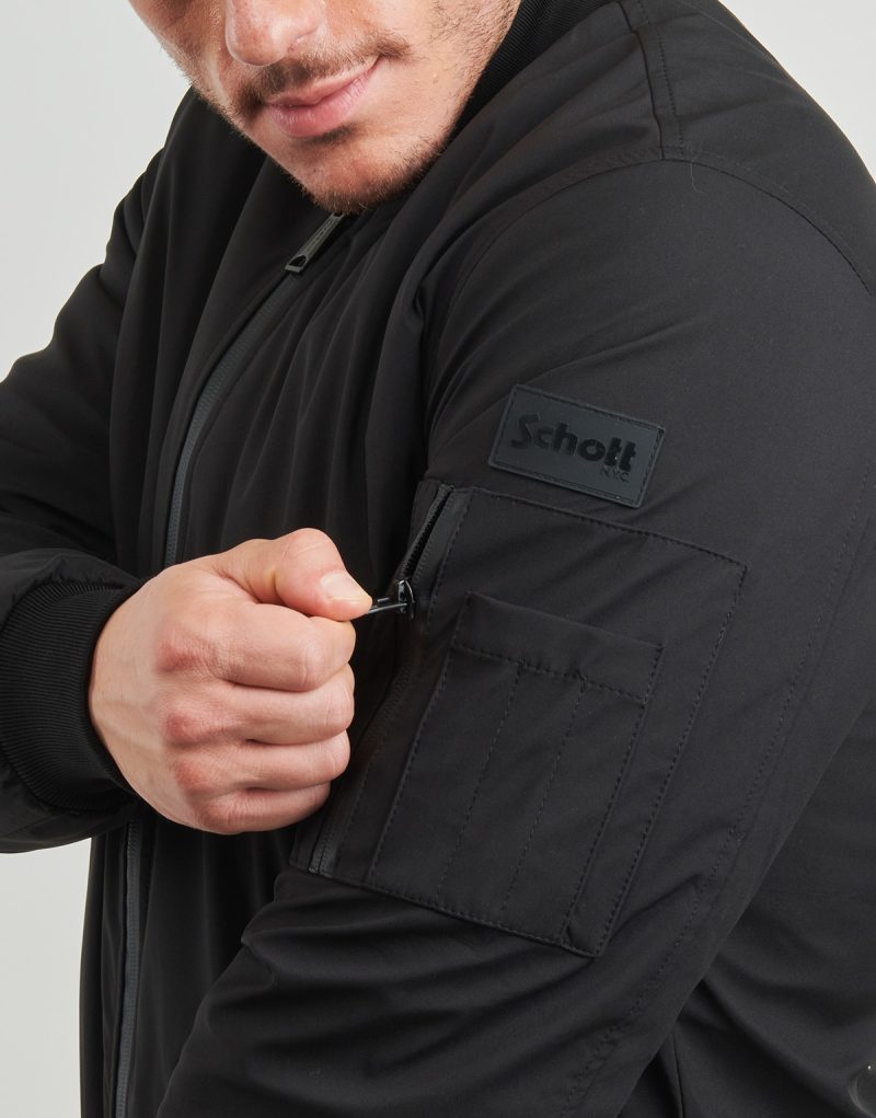 Chaqueta Schott DENIS negra para hombre - 5