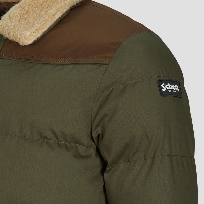 Chaqueta Schott - Chaquetas para hombre color caqui - 8