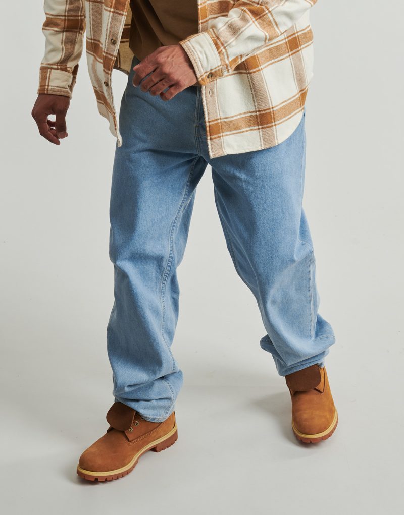 Jeans Flare Dickies THOMASVILLE DENIM PANT Blu Jeans Flare Uomo - 5