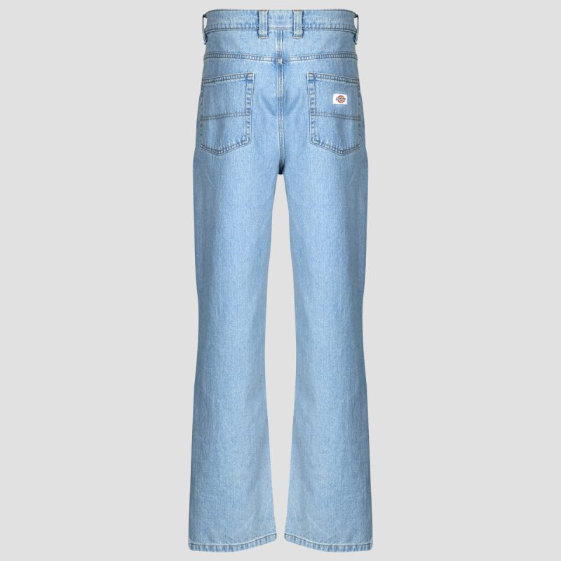 Jeans Flare Dickies THOMASVILLE DENIM PANT Blu Jeans Flare Uomo - 6