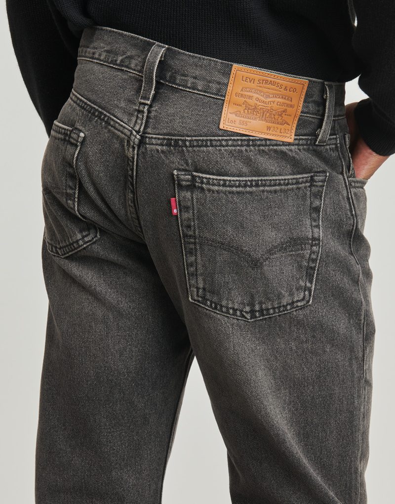 Jeans  Levis  555® RELAXED STRAIGHT  Nero -  Jeans Uomo - 5