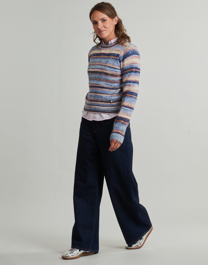 Pepe Jeans CELESTE CREW Sweater, Blue, Women's Sweaters - 3