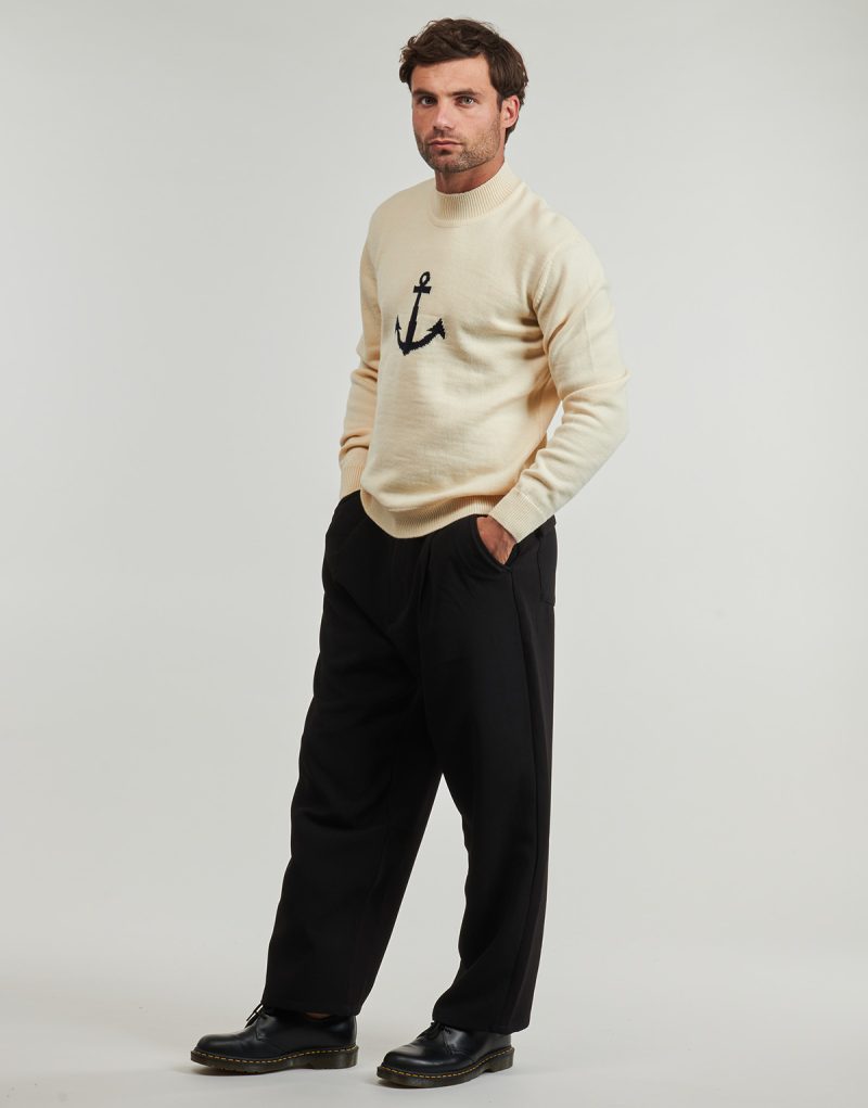 Maglione Armor Lux PULL MARIN REVISITE Bianco Maglioni Uomo - 3