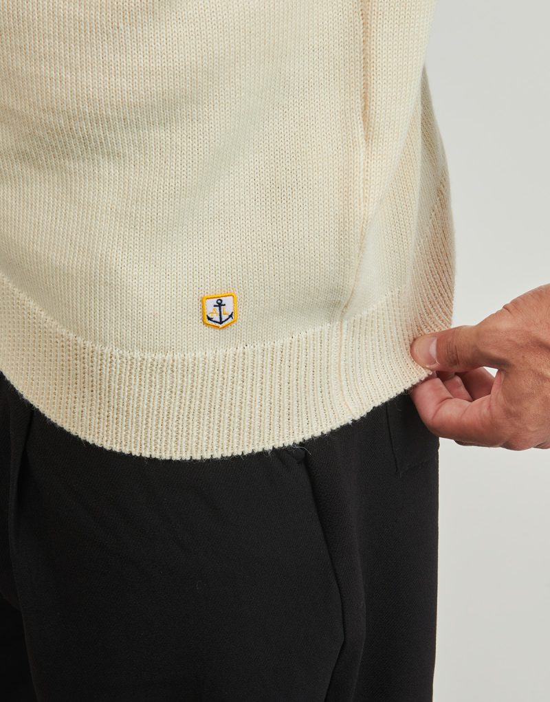Maglione Armor Lux PULL MARIN REVISITE Bianco Maglioni Uomo - 5