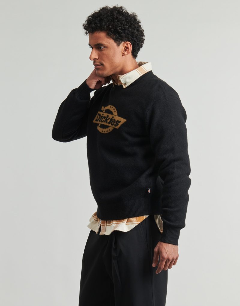 Maglione  Dickies  RUSTON SWEATER BLACK  Nero -  Maglioni Uomo - 3