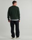 Maglione Selected SLHTELLER FN RELAXED CREW NECK Verde Maglioni Uomo - 4