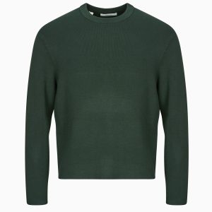 Maglione uomo Selected  SLHTELLER FN RELAXED CREW NECK  Verde Selected 5715730848413