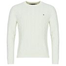 Maglione Tommy Hilfiger CLASSIC COTTON CABLE CREW NECK Beige Maglioni Uomo - 1