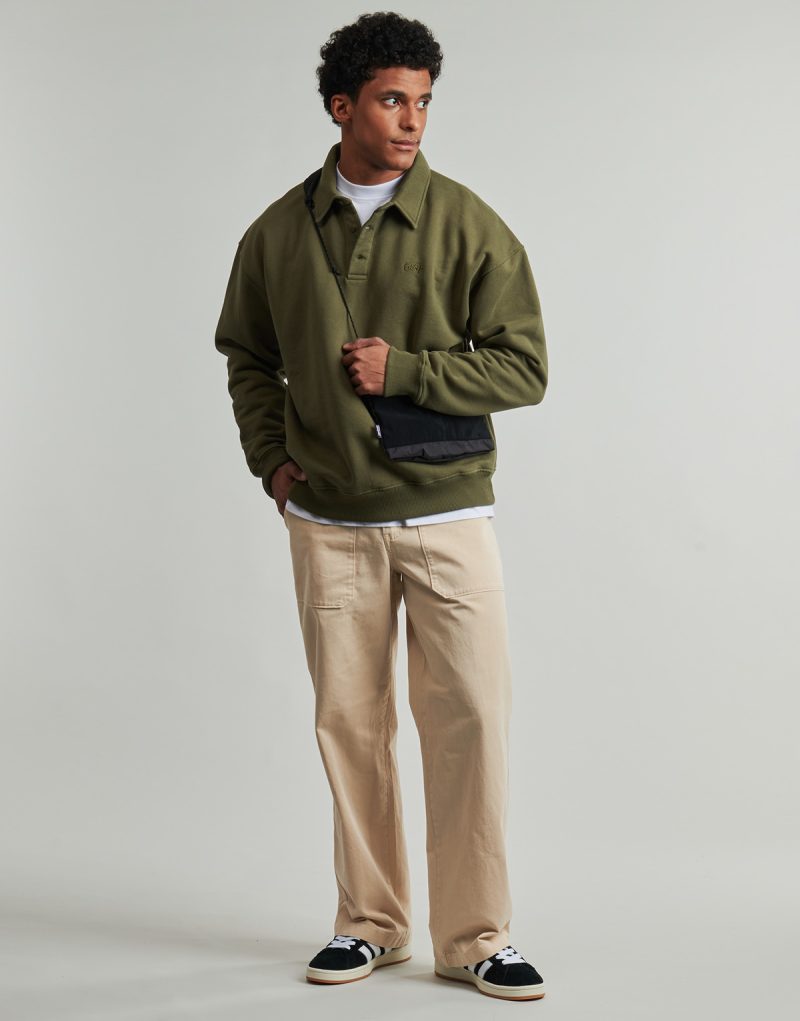 Pantaolini dritti Dickies FORTH SMITH TRUCK PANT WOOD ASH Beige Pantaolini dritti Uomo - 2
