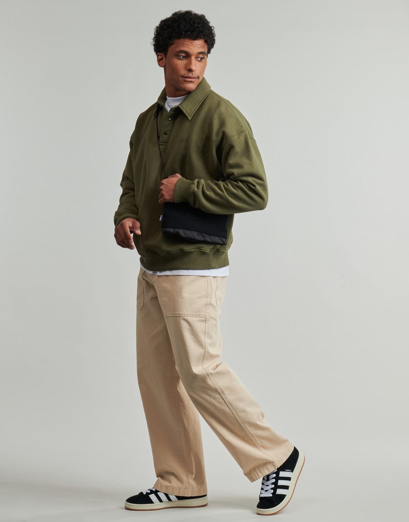 Pantaolini dritti Dickies FORTH SMITH TRUCK PANT WOOD ASH Beige Pantaolini dritti Uomo - 3