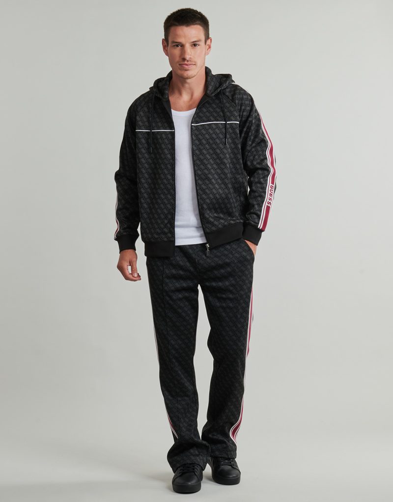 Pantaloni Sportivi Guess PARIMO 4G PANT Nero Pantaloni Sportivi Uomo - 2