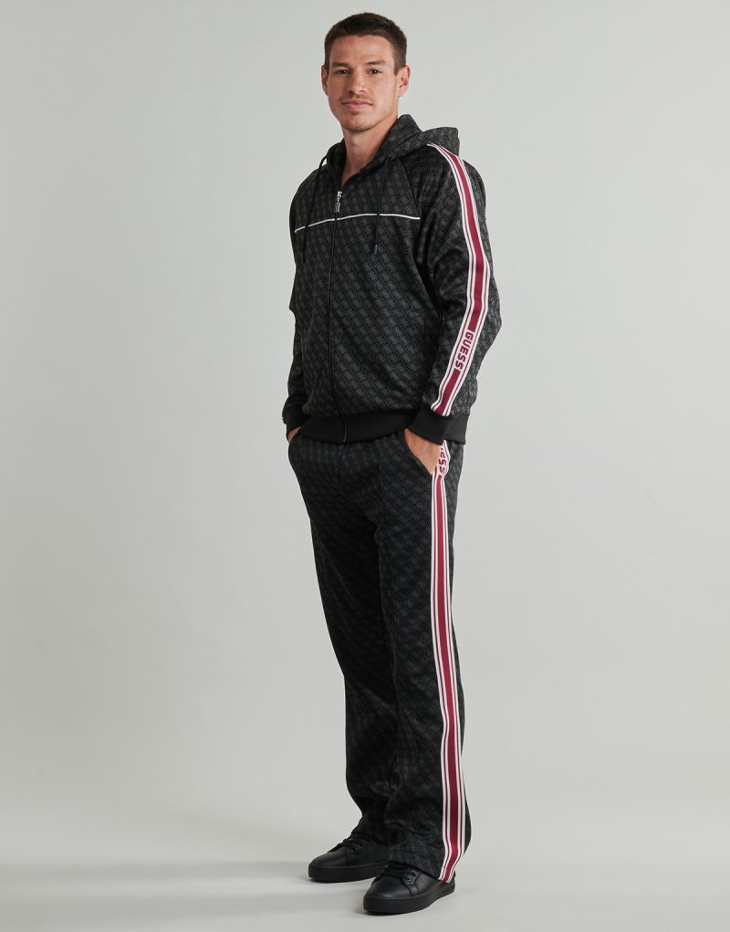 Pantaloni Sportivi Guess PARIMO 4G PANT Nero Pantaloni Sportivi Uomo - 3