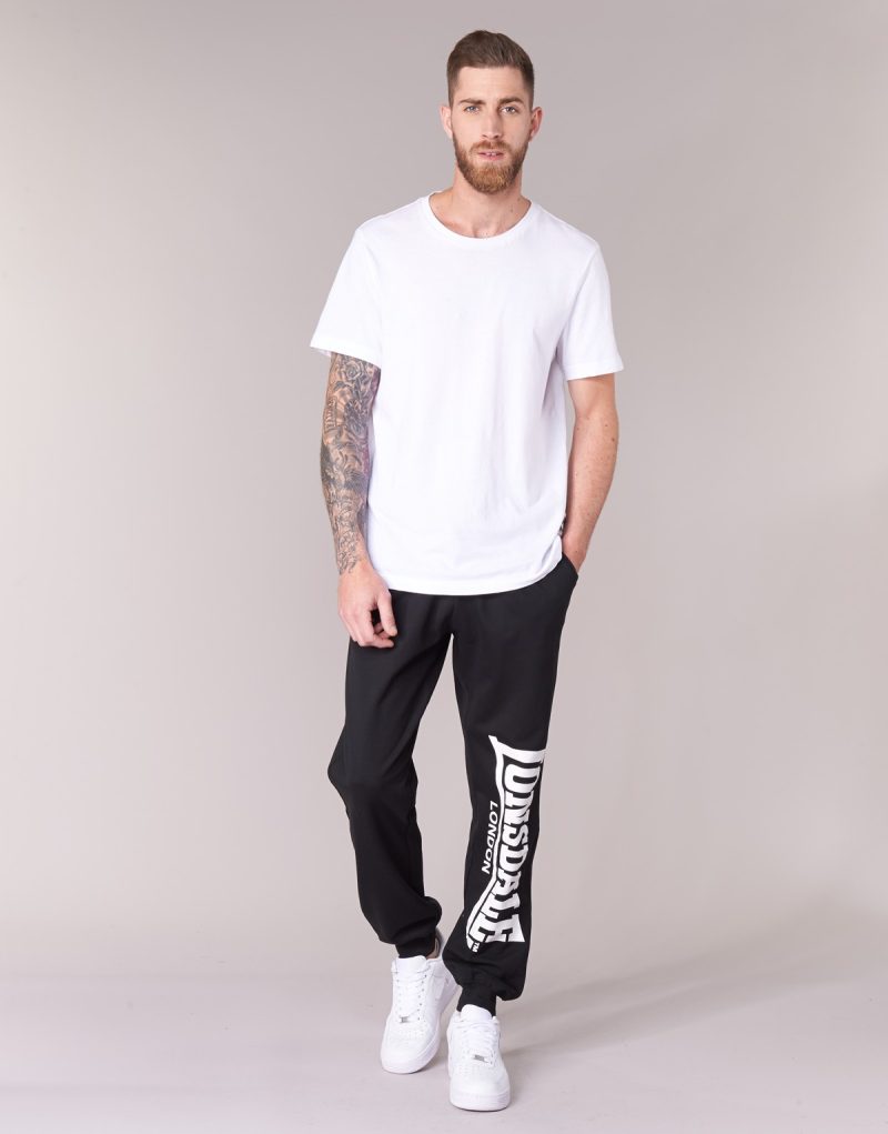 Pantaloni Sportivi Lonsdale LARGE LOGO Nero Pantaloni Sportivi Uomo - 2