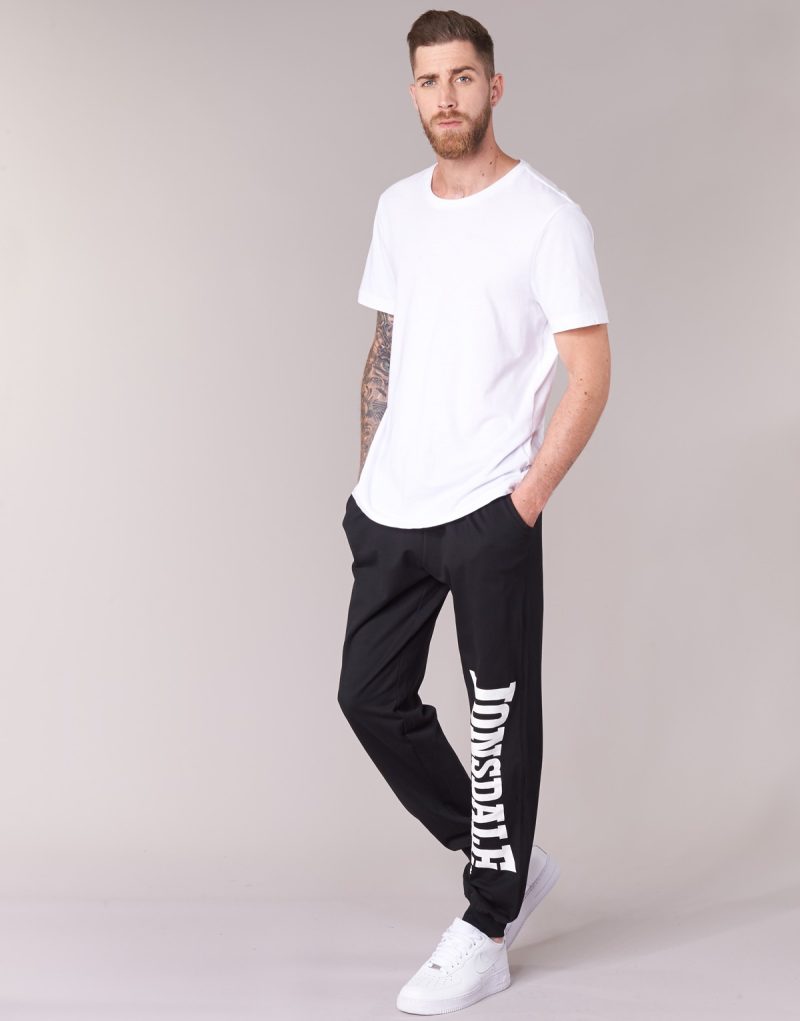 Pantaloni Sportivi Lonsdale LARGE LOGO Nero Pantaloni Sportivi Uomo - 3