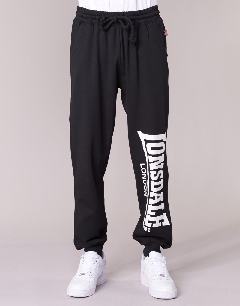 Pantaloni Sportivi Lonsdale LARGE LOGO Nero Pantaloni Sportivi Uomo - 4